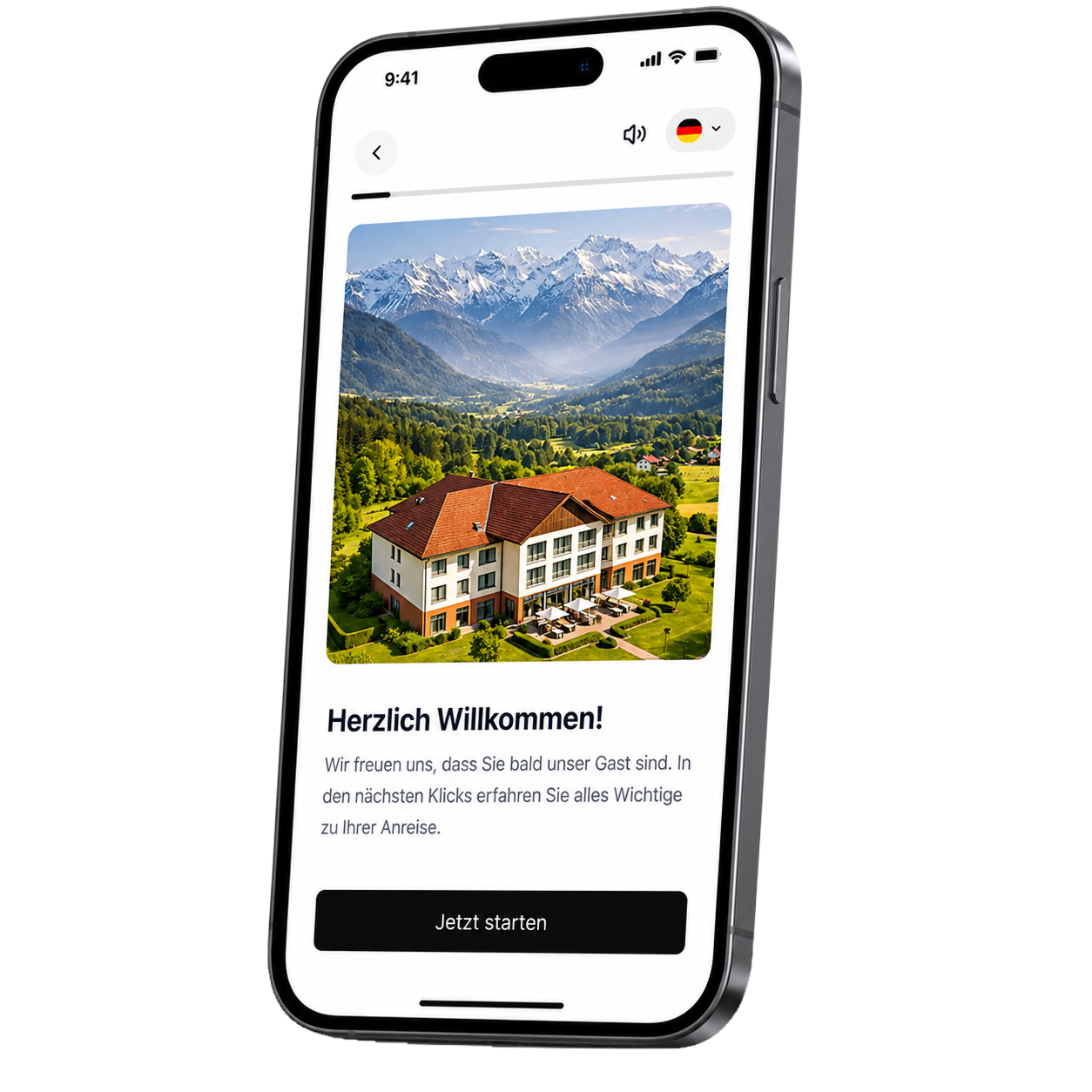 Anreise-Assistent auf dem Smartphone